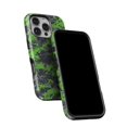 thumbnail image 5 of DesignSkinz Scratch-Resistant Hard Slim Case Compatible with iPhone 11 Pro Max (Compatible with MagSafe) - Lime Green and Gray Digital Camouflage, 5 of 9