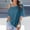 Z01#Blue, variant on Cold Shoulder Sling Tops for Women Plus Size Summer Tops Loose V Neck Camisole Solid Color Cross Wrap Tunic Blouse