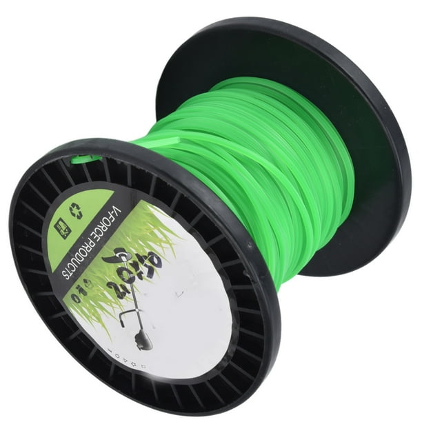 Hilo para desbrozadora verde Hilo para desbrozadora cuadrada de nailon de larga duración alta eficiencia servicio pesado para desbrozadora de malas hierbas ANGGREK Otros