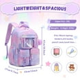 thumbnail image 3 of Soda Candy Backpack School Bookbags for Middle School Students Book Bag School Kawaii Ita Backpacks, Purple, 3 of 8