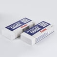 thumbnail image 2 of Pentel 2003557 Hi-Polymer Block Eraser, White - Extra Large - Pack of 8, 2 of 6
