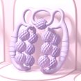 thumbnail image 1 of Masseur de Jambes en Forme d'Ours à 13 Roues avec Design à Double Rangée – Relaxation Musculaire Sans Effort, Boost de Circulation et Soutien Entraînement Physique pour Usage à Domicile et en Salle – Masseur de Jambes en Anneau Violet, 1 of 4