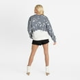 thumbnail image 2 of Women's Gameday Couture  Gray Kansas City Chiefs Arch Rivals Faded Wash Sweatshirt, 2 of 7