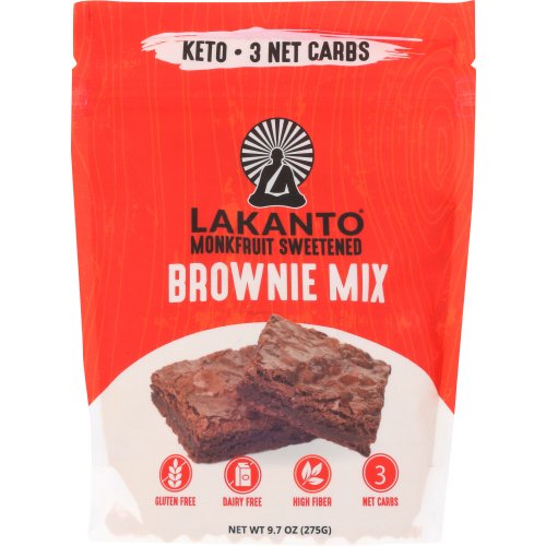 Lakanto Mélange pour Brownies, Caisse de 8 X 9,71 Oz