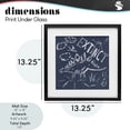 thumbnail image 3 of Sketchy Extinct Dinosaur Black Framed Print Under Glass, design by HUE and MI and Sangita, 3 of 10