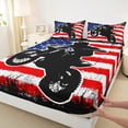 thumbnail image 3 of Castle Fairy Sport Motorcycle Twin Sheet Sets for Boys Girls,American Flag Bedding, 3 of 7