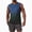 Dark Blue, variant on Mens Compression Shirt Sleeveless Gradient Printed Basketball Football Baseball Undershirt Quick Dry Kids Athletic Tank Tops,White(XXL)