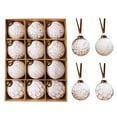 thumbnail image 6 of 12PCS Christmas Ball Ornaments Christmas Tree Decoration Holiday Multiple Styles Ornaments For Christmas Trees Party Ball Decoration, 6 of 6