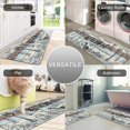 thumbnail image 6 of Kitchen Rugs and Runners Set of 2, Yamaziot Anti Fatigue Non Skid Kitchen Floor Mats, Cushioned Comfort Standing Mat, Waterproof Kitchen Runner for Laundry Room Bath Office, 17"x48"+17"x28", 6 of 7