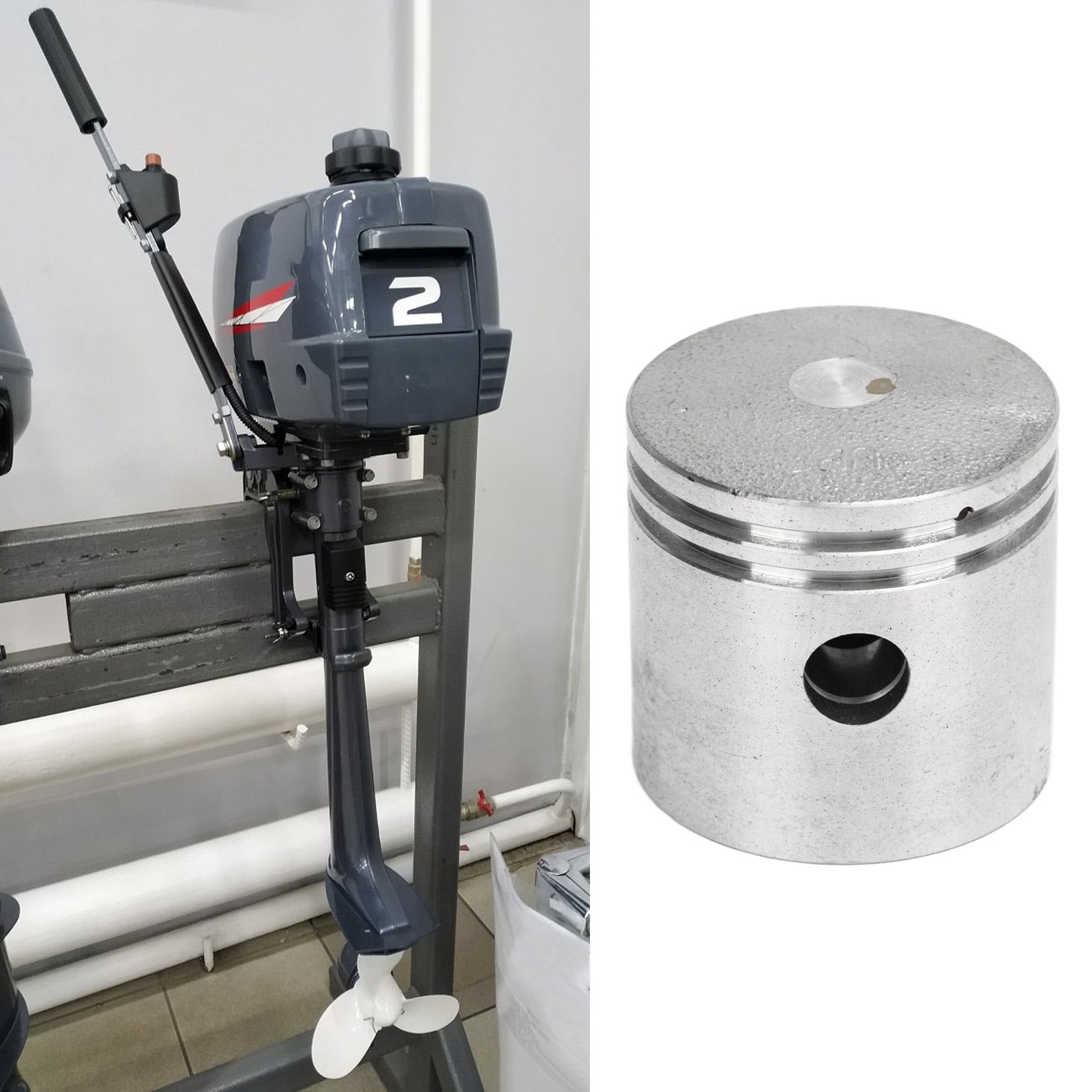 Outboard Motor Piston, Durable 646 11631 01 98 Metal Piston Heat