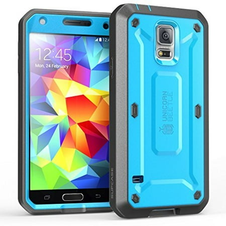 Galaxy S5 Case Coca Cola Galaxy S5 Case, SUPCASE, Samsung Galaxy S5 Case Unicorn Beetle PRO Series, Fullbody Rugged Case-Blue/Black ()