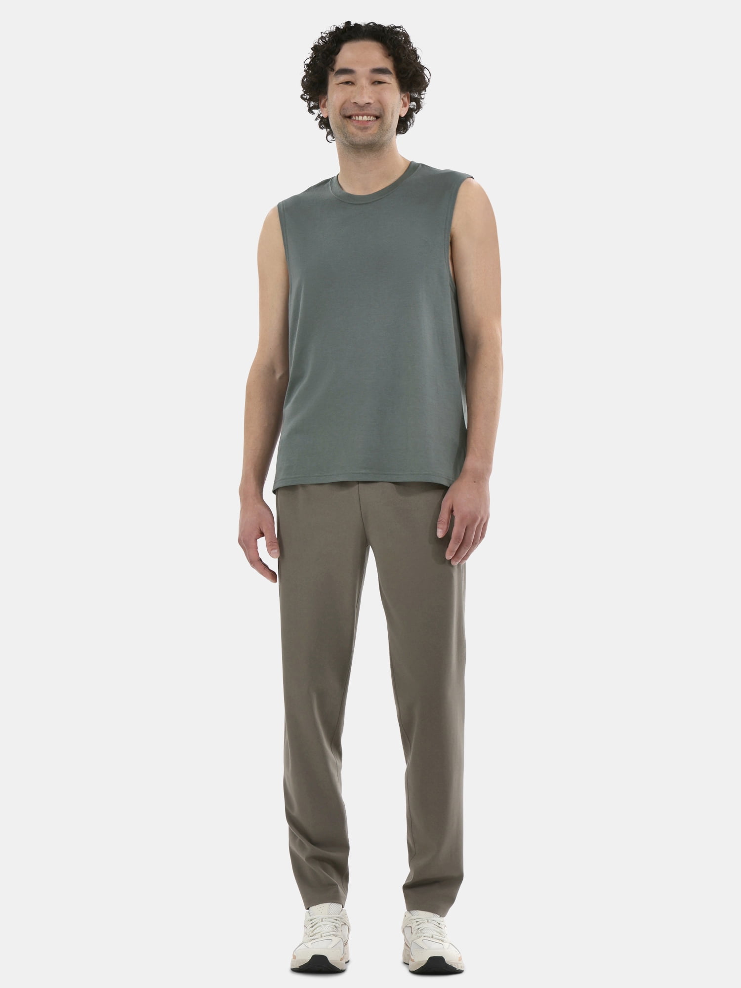 Athletic Works Men's and Men's Big & Tall Tri-Blend Muscle Tee, Sizes XS-4XLT