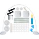 thumbnail image 1 of Soporte de arco de globo Colcomx Clips de globo Base reutilizable, 1 of 8