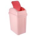 thumbnail image 4 of SEWACC Slim Shape Pink Recycling Bin for Kitchen PP Plastic 1Set, 4 of 7