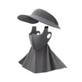 thumbnail image 1 of koolsoo Sun Hat Face Cover Cap Earloop Women for Sightseeing Outdoor Activities Work Deep Gray, 1 of 9