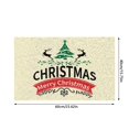 thumbnail image 2 of Festive Christmas Tree and Santa Design Floor Mat for Dirt Non- Carpet, 2 of 6