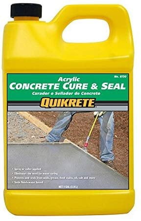 Quikrete Acrylic Concrete Cure & Seal, 1 Gallon, Satin Finish