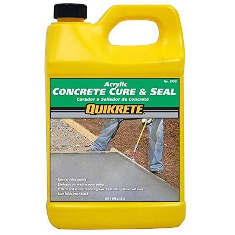Quikrete Acrylic Concrete Cure & Seal, 1 Gallon, Satin Finish Walmart