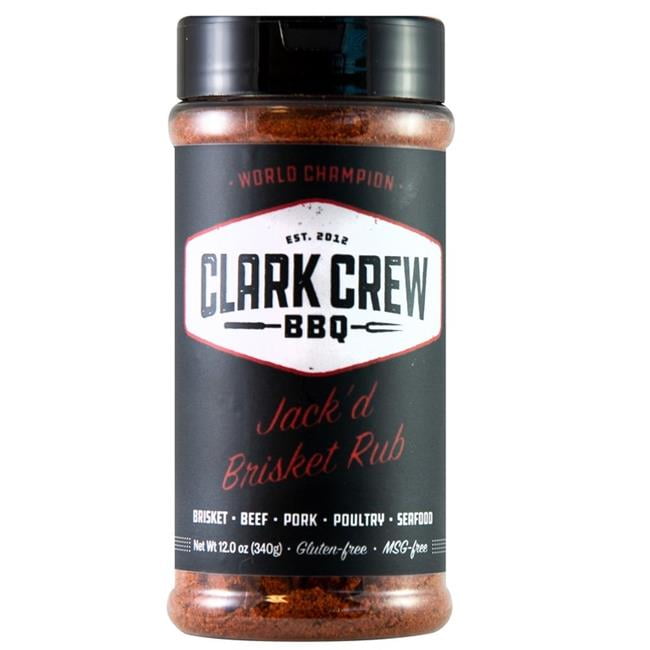 Clark Crew BBQ 8065338 12 oz Jack d Brisket Rub
