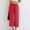 *Red, variant on ClodeEU Women's Linen High Waist Flowy Wide Leg Pant with Drawstring ,Cropped Loose Trousers with Pockets Blue,Womens Plus XXL