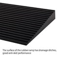 thumbnail image 6 of 1.6'' Rise Solid Rubber Wheelchair Ramp,Threshold Ramp Used for Thresholds,Doorways and Bathroom(High:1.6 Inch(Pack of 1)) Black, 6 of 10