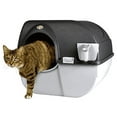 Omega Paw Elite SelfCleaning Litter Box, Black