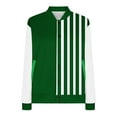 thumbnail image 5 of Kaemgyyd Winter Coats for Women Trendy Button down Lightweight Jacket Crew Neck Stripe Long Sleeve Outerwear with Pockets, 5 of 5