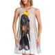 thumbnail image 1 of Disketp Dachshund Sitting in Bathtub para Vestido sin Mangas para Mujeres, Vestidos de Verano para Mujeres, Casual y Holgado para la Playa, 1 of 7