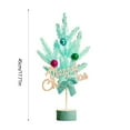thumbnail image 2 of Under $5 Indoor Christmas Decoration Hwkond 45CM Mini Christmas Tree With Bell Decorations Desktop Display Children's Gifts Christmas Package Small Trees Christmas Decorations,Mint Green, 2 of 5