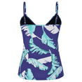 thumbnail image 3 of Hilor Women's Tankini Tops Shirred Ruffled Swimsuits V Neck Swimwear Top, 3 of 5