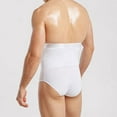 thumbnail image 4 of BXINGOHAI Briefs for Men with Fly Pouch Breathable Soft Moisture-Wicking Underwear Today White,M, 4 of 6