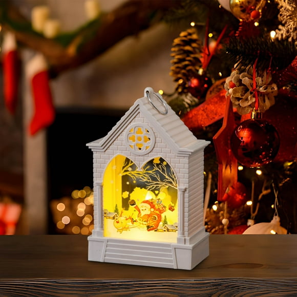 Économies Oefntac Décoration de Noël Décorations de Noël Lumières Portables pour Enfants Cadeaux de Veille de Noël Décorations de Bureau Lumières Éoliennes Décorations Suspendues