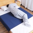 thumbnail image 3 of 2X Alèse Imperméable Lavable pour Incontinence, Drap de Matelas à Langer Réutilisable, Tapis d'Urine, Couche, Protège-Matelas, Housse, 2 x Alèse pour Incontinence, Bleu Marine, 3 of 8