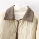 thumbnail image 3 of Parkas de manga larga para mujer, chaqueta holgada informal de color liso con capucha, chaqueta de algodón para mujer, 3 of 8