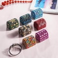 thumbnail image 2 of Handcrafted Set of 7 Multicolor Treasure Chest Mini Wooden Box Beads Jewelry Box, 2 of 6