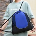 thumbnail image 4 of Bolsos De Hombro Para Balones De Fútbol Bolsa de baloncesto de malla con cordón extraíble para equipo de entrenamiento (azul), 4 of 6