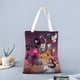 thumbnail image 2 of Adventure Time Bolso de tela con estampado de lienzo para mujer, bolsa de compras reutilizable y estética, con cremallera interior, regalo para mujer,40*40cm., 2 of 6