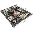 thumbnail image 4 of Sushi Blanket Japanese Food Flannel Throw Blanket Cute Cartoon Sushi Food Themed Bed Blanket for Adults Kids 50x60 Inch, 4 of 5