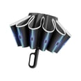 thumbnail image 3 of lionlar Automatic Folding Umbrella 60 Ribs Portable Umbrella Windproof Rain Umbrella Black, 3 of 9