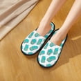 thumbnail image 4 of House Slippers for Women Men - Cute Green Owl Lightweight House Shoes Fuzzy Slippers, Soft Slip-On Cozy House Slippers for Woman Indoor Outdoor, 4 of 7