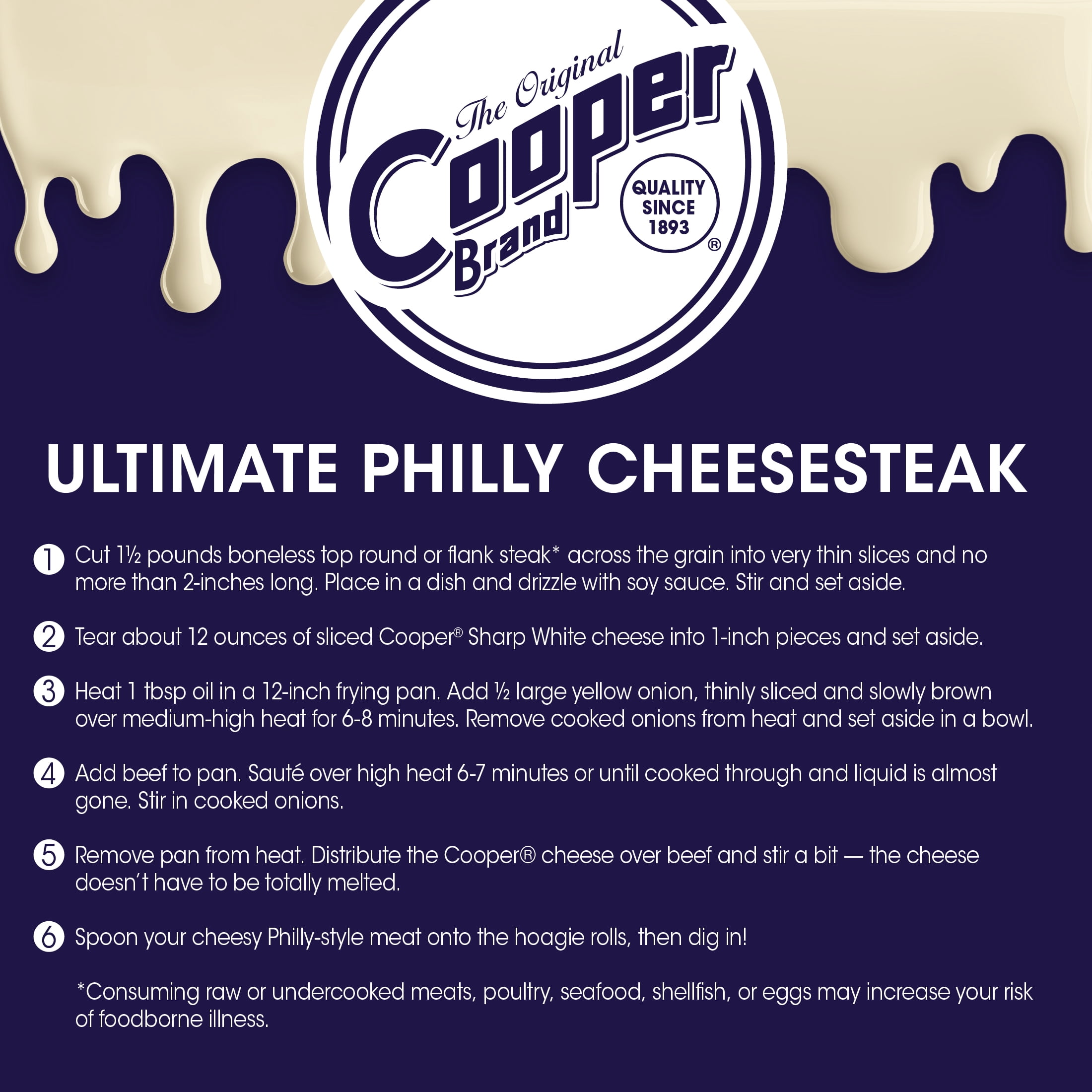 Cooper Sharp American Cheese, Deli-Sliced Cheese to Order