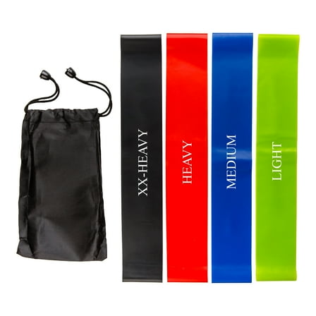 Home-Complete Resistance Bands for Working Out - Workout Band Loop 4-Pack