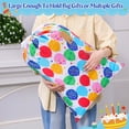 thumbnail image 3 of 2 Pcs Happy Birthday Drawstring Gift Bags 20 x 28 Inch Extra Large Baby Shower Bags Reusable Fabric Colorful Wrapping Pouches for Gender Reveal Supply Decor(Multicolor,Birthday Balloon), 3 of 6