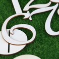 thumbnail image 4 of Wooden 10cm Table Numbers 1-10 Basic Set Wedding Birthday Party French, 4 of 4