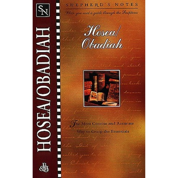 Shepherd's Notes: Hosea/Obadiah (Paperback)