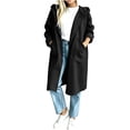 thumbnail image 2 of Chiccall Women Plus Size Zip Up Hoodies Long Sleeve Tunic Sweatshirt Long Fleece Hooded Jacket with Pockets, 2 of 7