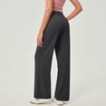 thumbnail image 4 of Pants for Women Casual Work Stretchy Slim Fit Trousers Office Slacks with Pockets, 4 of 6