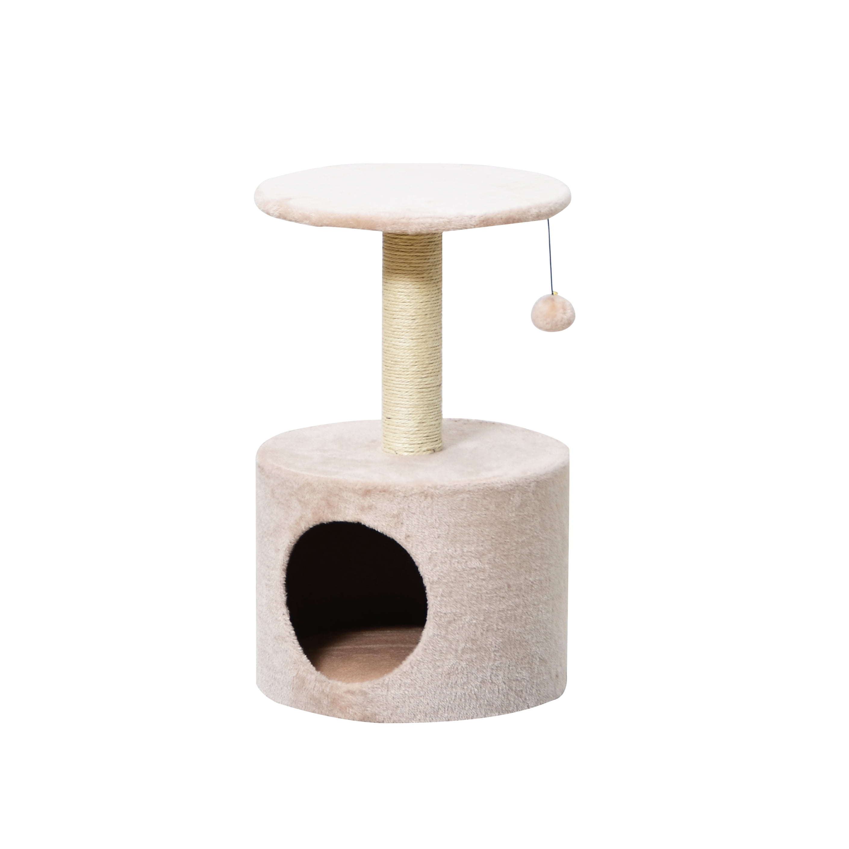 Two by Two Amarillo - Beige Scratching Post Cat Furniture - 23.6 in. Tall