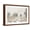 Brown Frame, variant on Art.com White Barn Meadow Neutral Crop Art Print by Danhui Nai, 18" x 12"