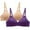 Purples, variant on Padded Lace Bandeau Bra Trendy 2pcs Women's Bra Soild Wire Underwear Bra Everyday Small Cup Underwear Full-Figure Bra Style F-776 Red XL